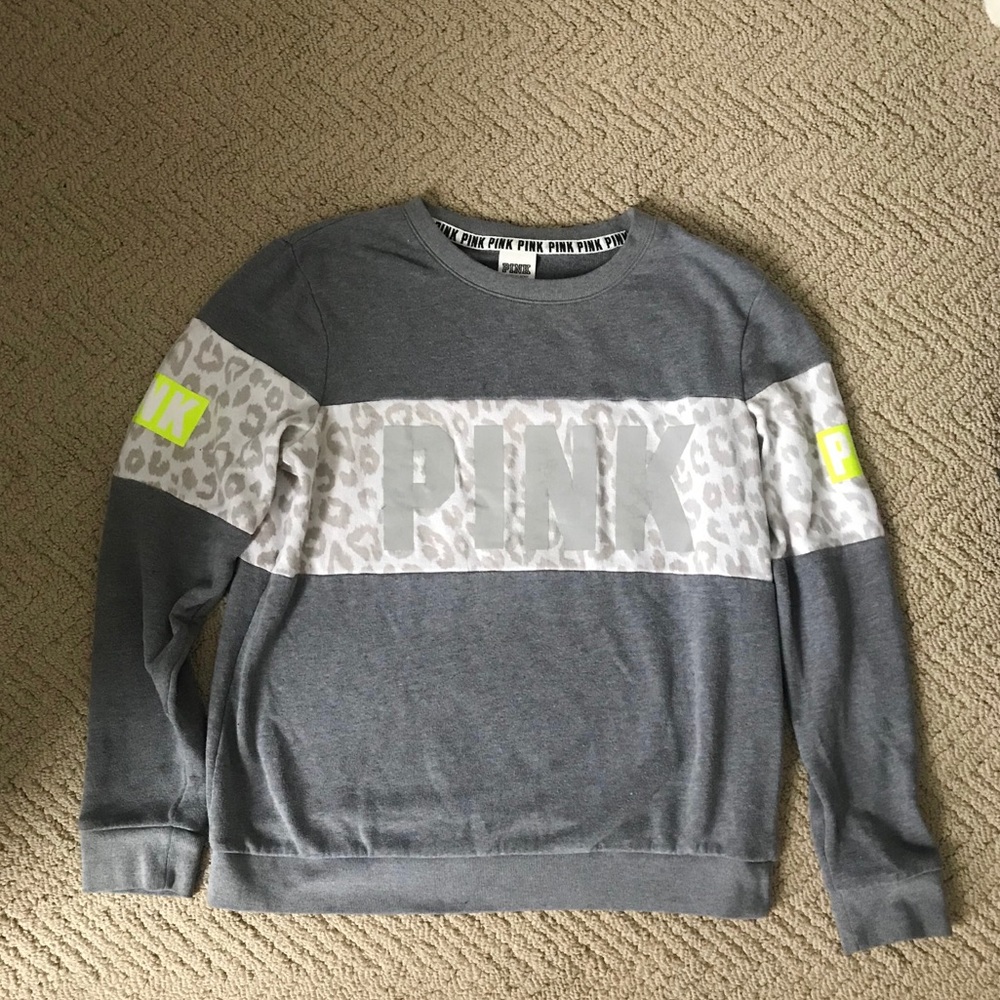 Pink crew neck